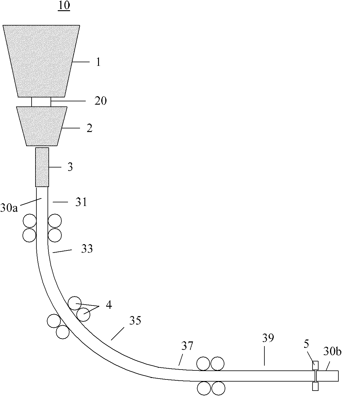 Quality event trigger determining method and device for continuous casting machine