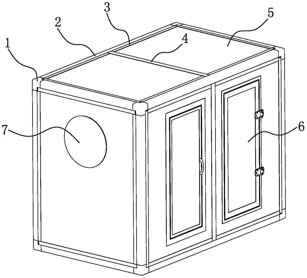 Air conditioner fan box