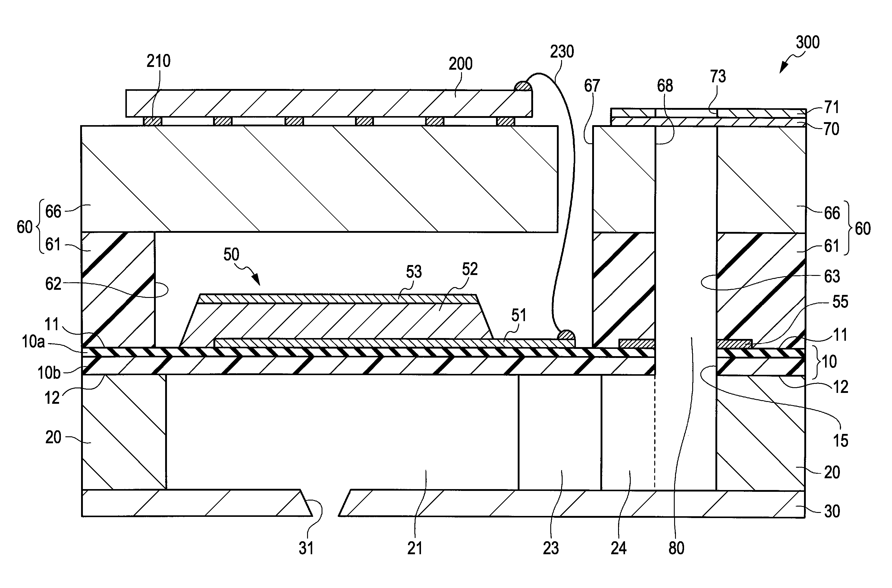Liquid droplet ejecting head, method for manufacturing the same, and liquid droplet ejecting apparatus