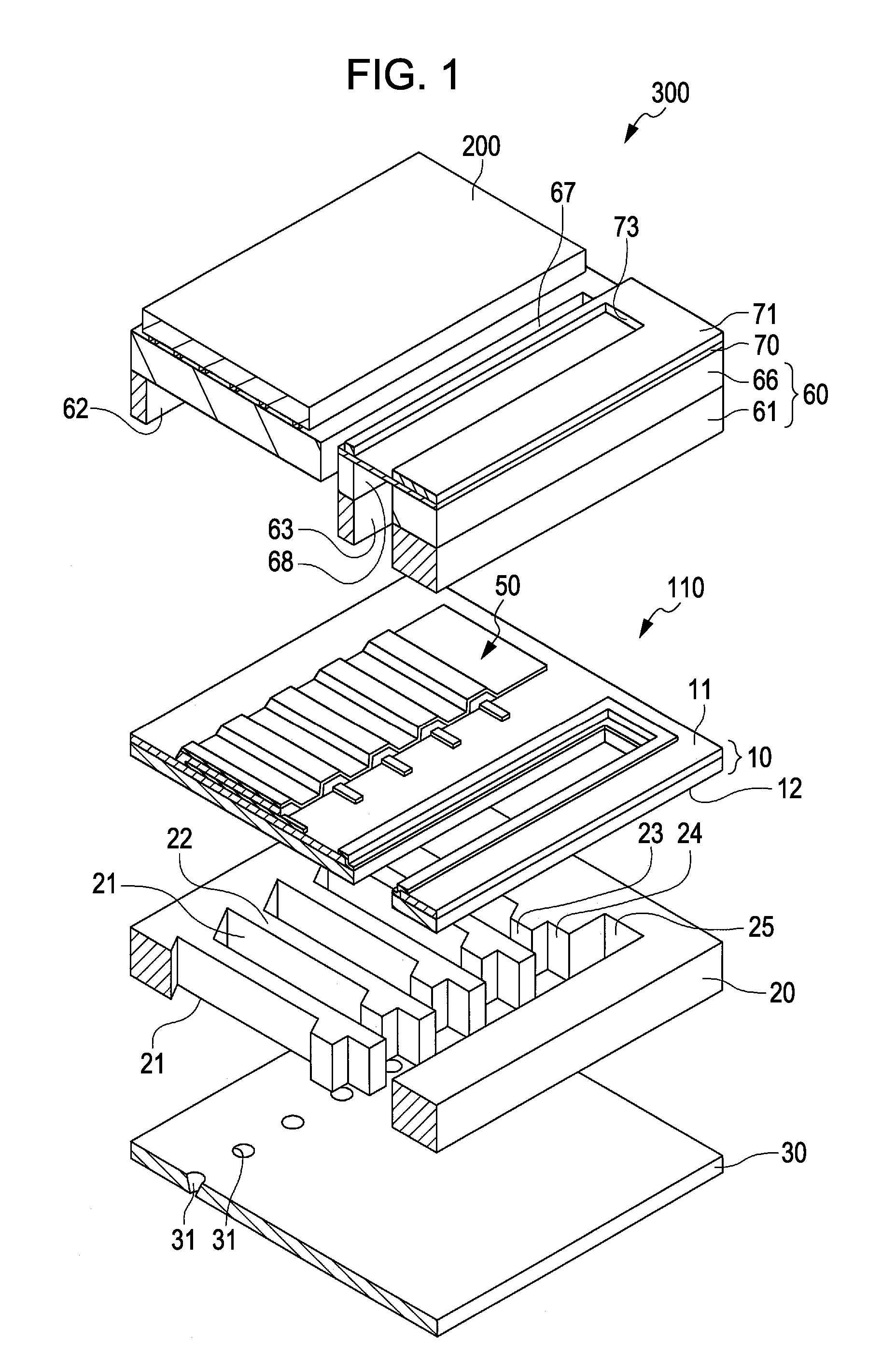 Liquid droplet ejecting head, method for manufacturing the same, and liquid droplet ejecting apparatus