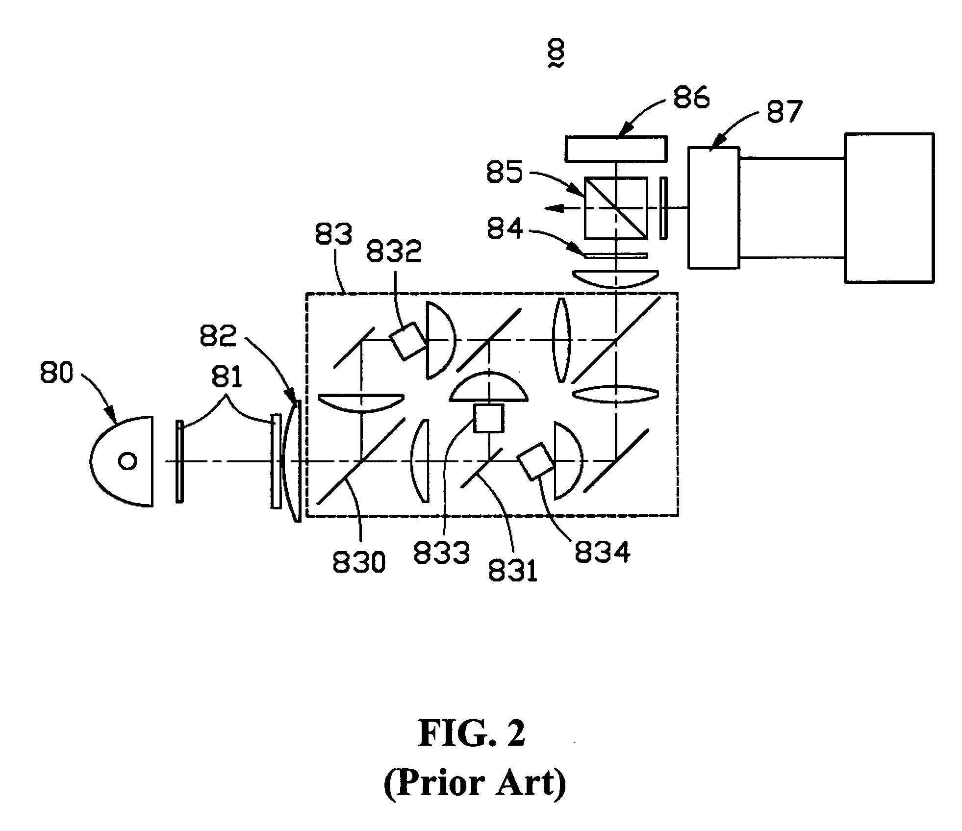 Projection display device with enhanced light utilization efficiency