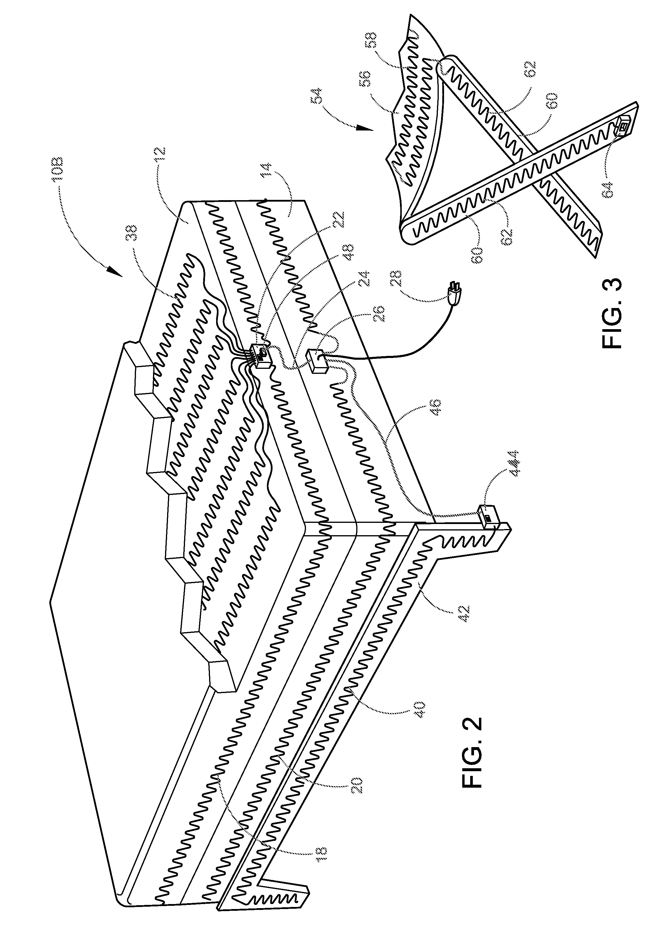 Devices for prevention of bed bug infestations and elimination of existing bed bug infestations, and methods of preventing bed bug infestations and eliminating existing bed bug infestations.