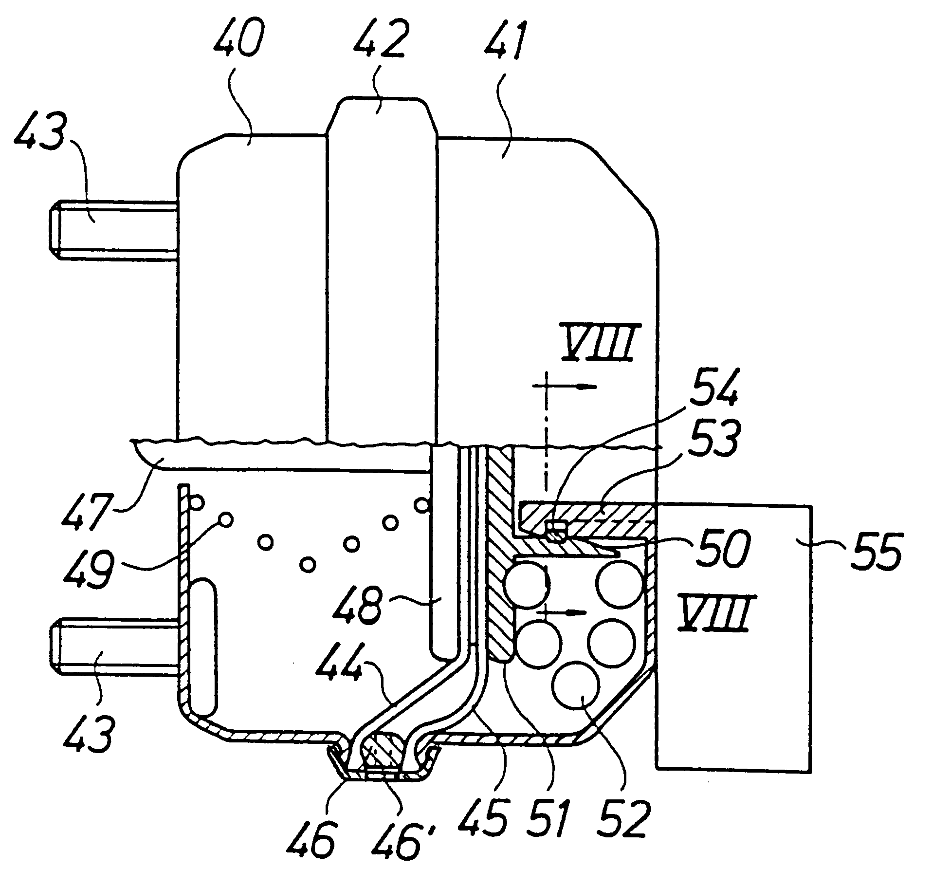 Safety brake arrangement in a brake actuator