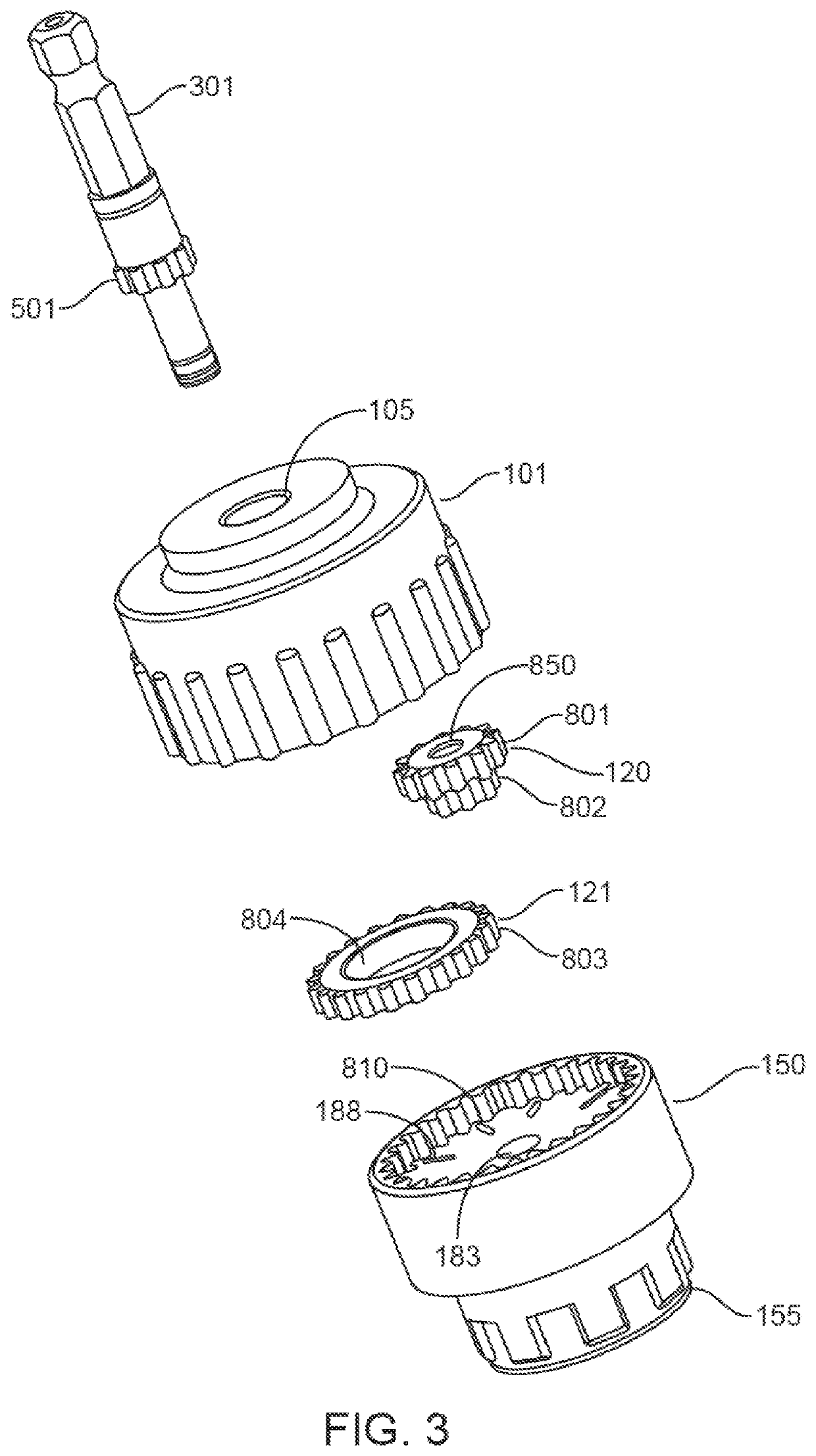 Single use gear reduction device