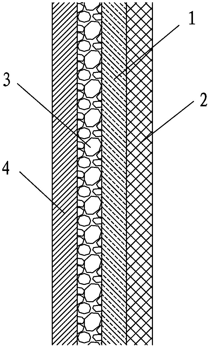 Embroidered seamless wall cloth and production technology thereof