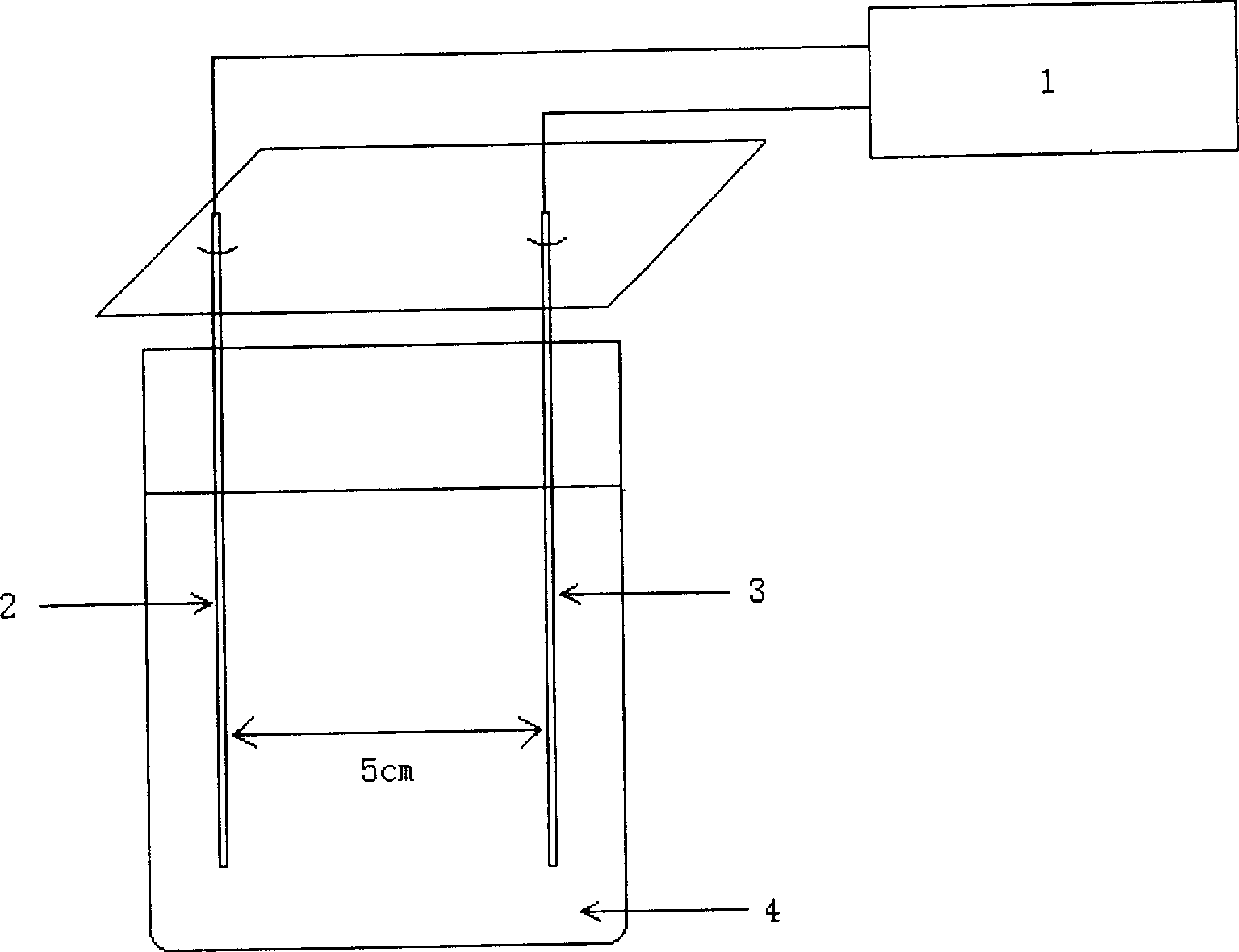 Method for preparing high temperature superconductor thick film of Ba/YCu with large area by using electrophoresis technique
