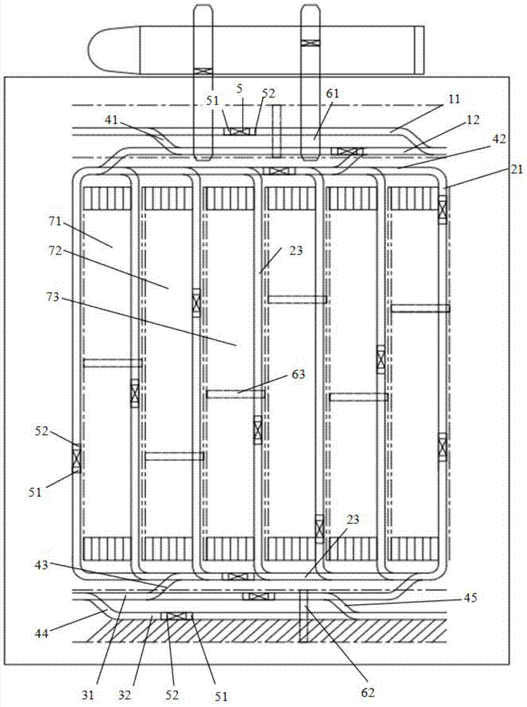 A container terminal automated rail transport system and operating method