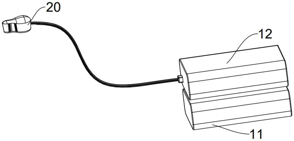 Pelvic floor magnetic stimulation device and magnetic stimulation device