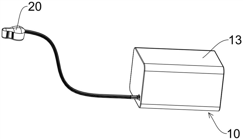 Pelvic floor magnetic stimulation device and magnetic stimulation device