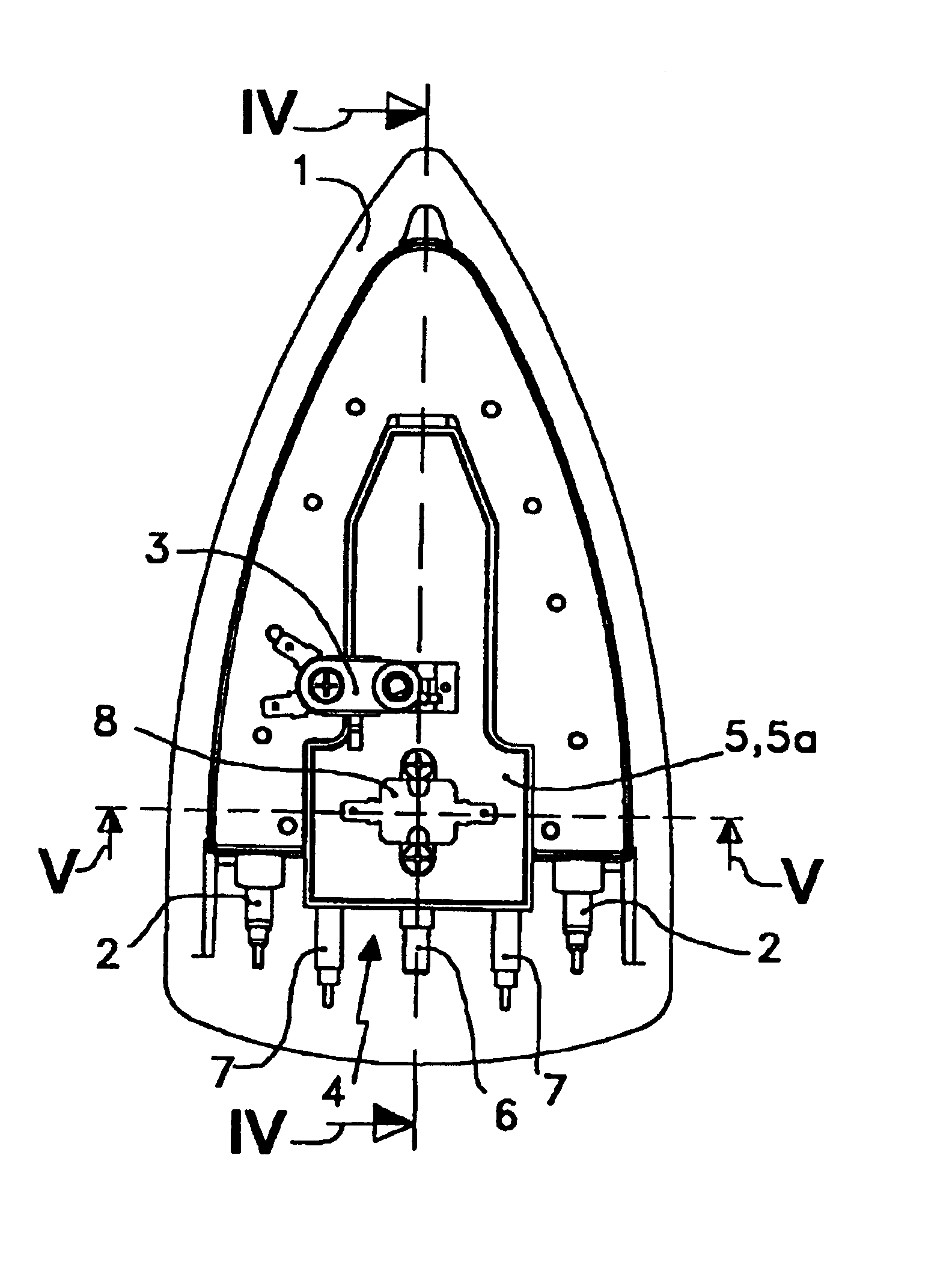 Domestic steam iron with autonomous steam assembly heated by separate heating element
