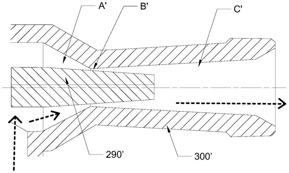 Cavitation venturi tube