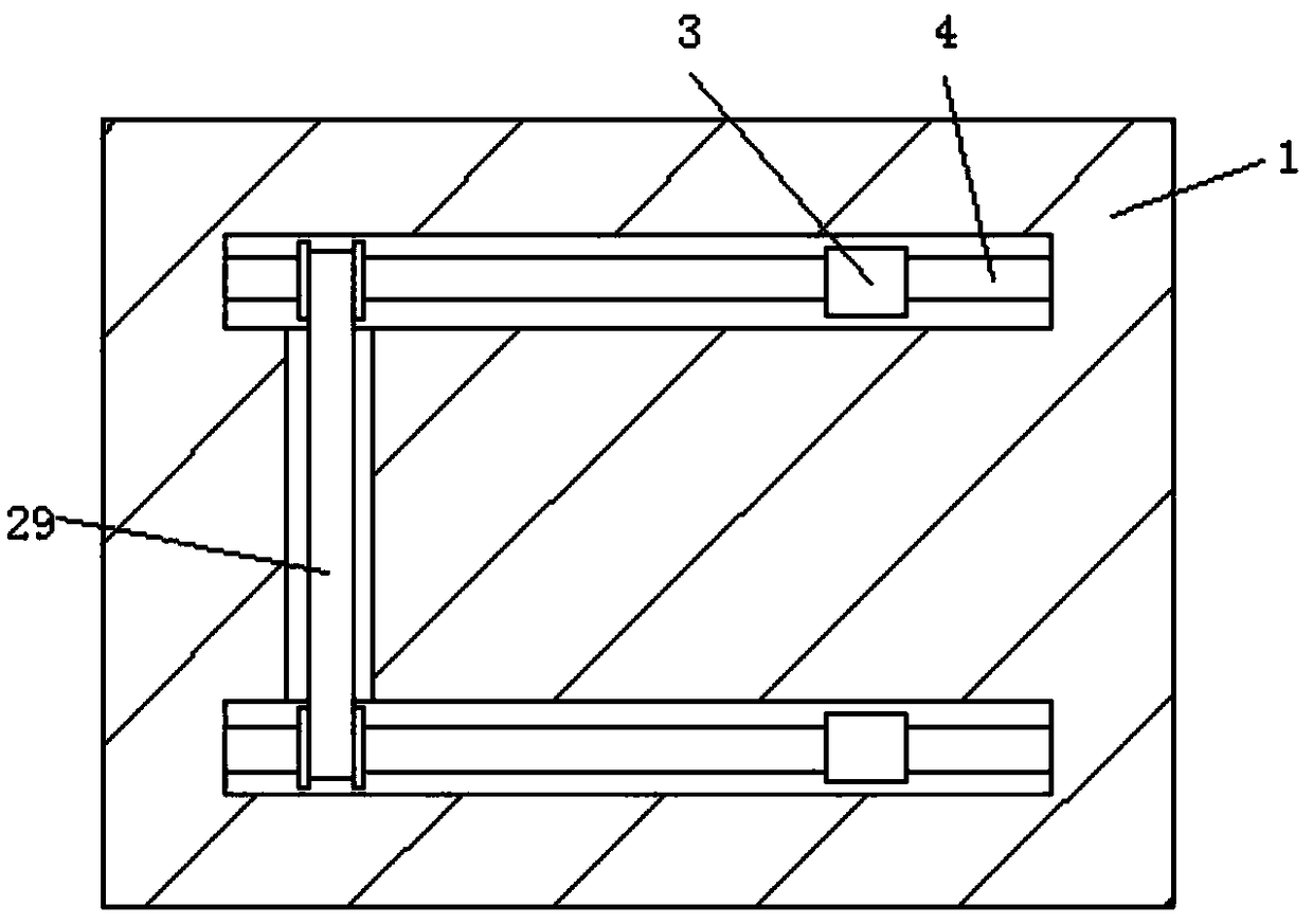 Paperboard conveying device for packaging box processing