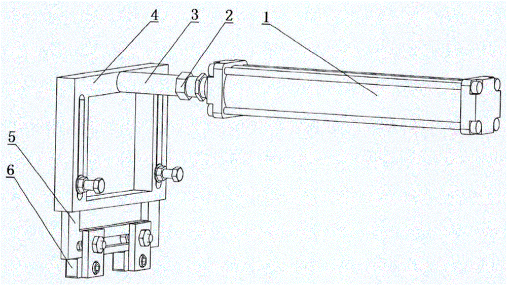 Ejection device for moving die on wax injector