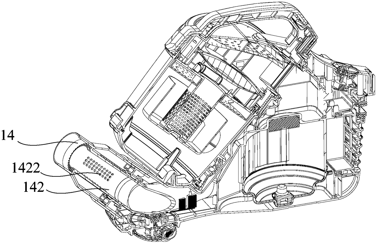 Inlet pipe and a vacuum cleaner