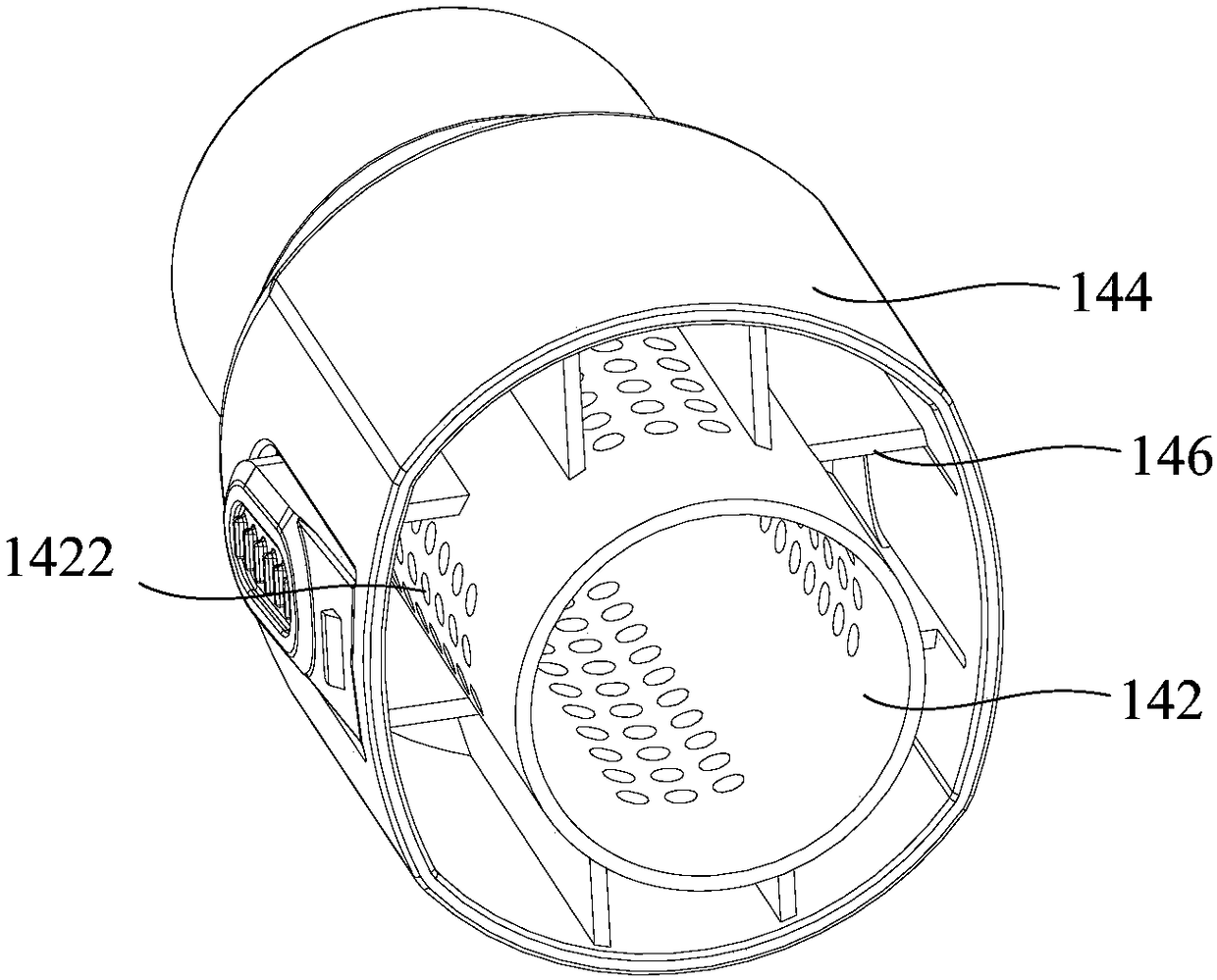 Inlet pipe and a vacuum cleaner