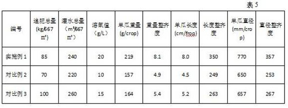 High-yield and high-efficiency greenhouse cucumber water, fertilizer and gas regulation and control method