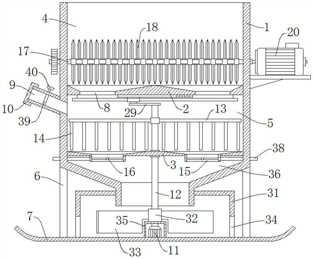 Breeding device for breeding