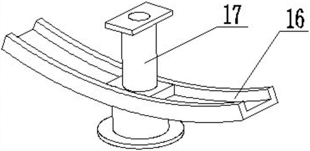 An inclination mechanism of a wind tunnel test platform