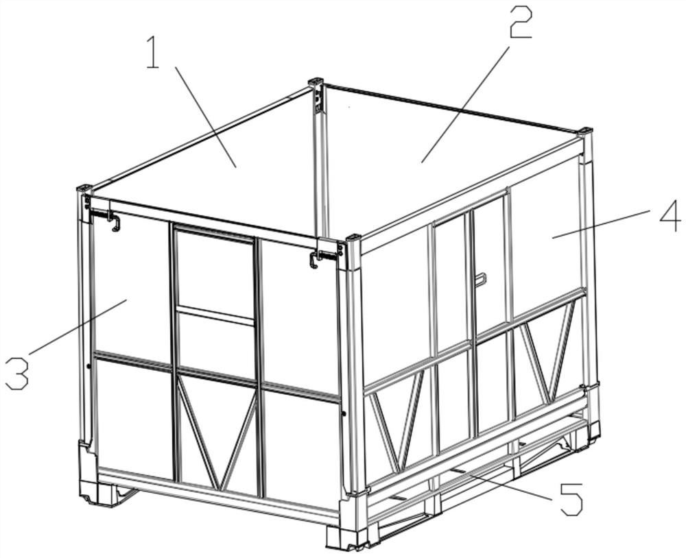Integrated folding box