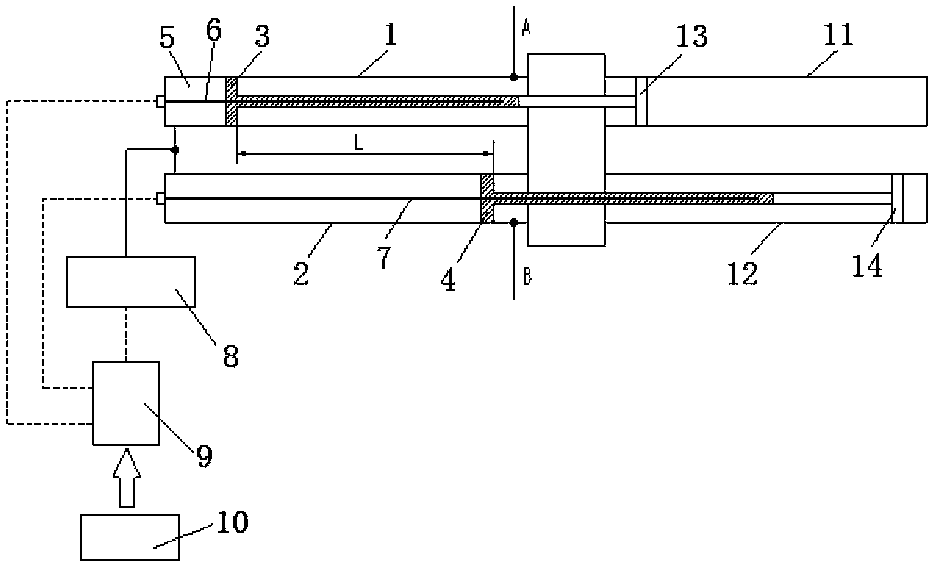 Pumping stroke control method for viscous material double-cylinder pump and pumping equipment for viscous material