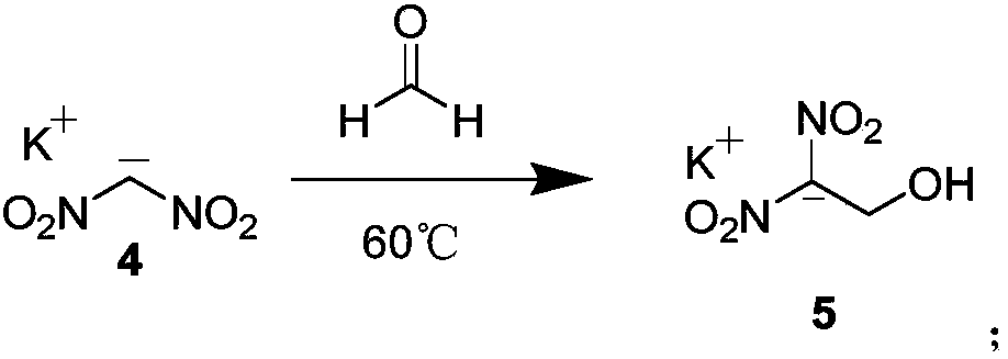 Preparation method of 2-fluoro-2, 2-dinitroethanol