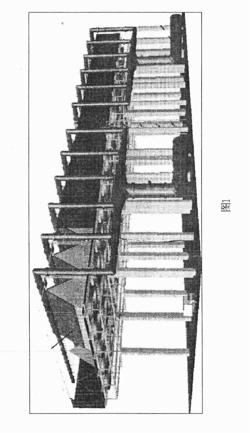 Thermal power plant combined ventilation direct air cooling system