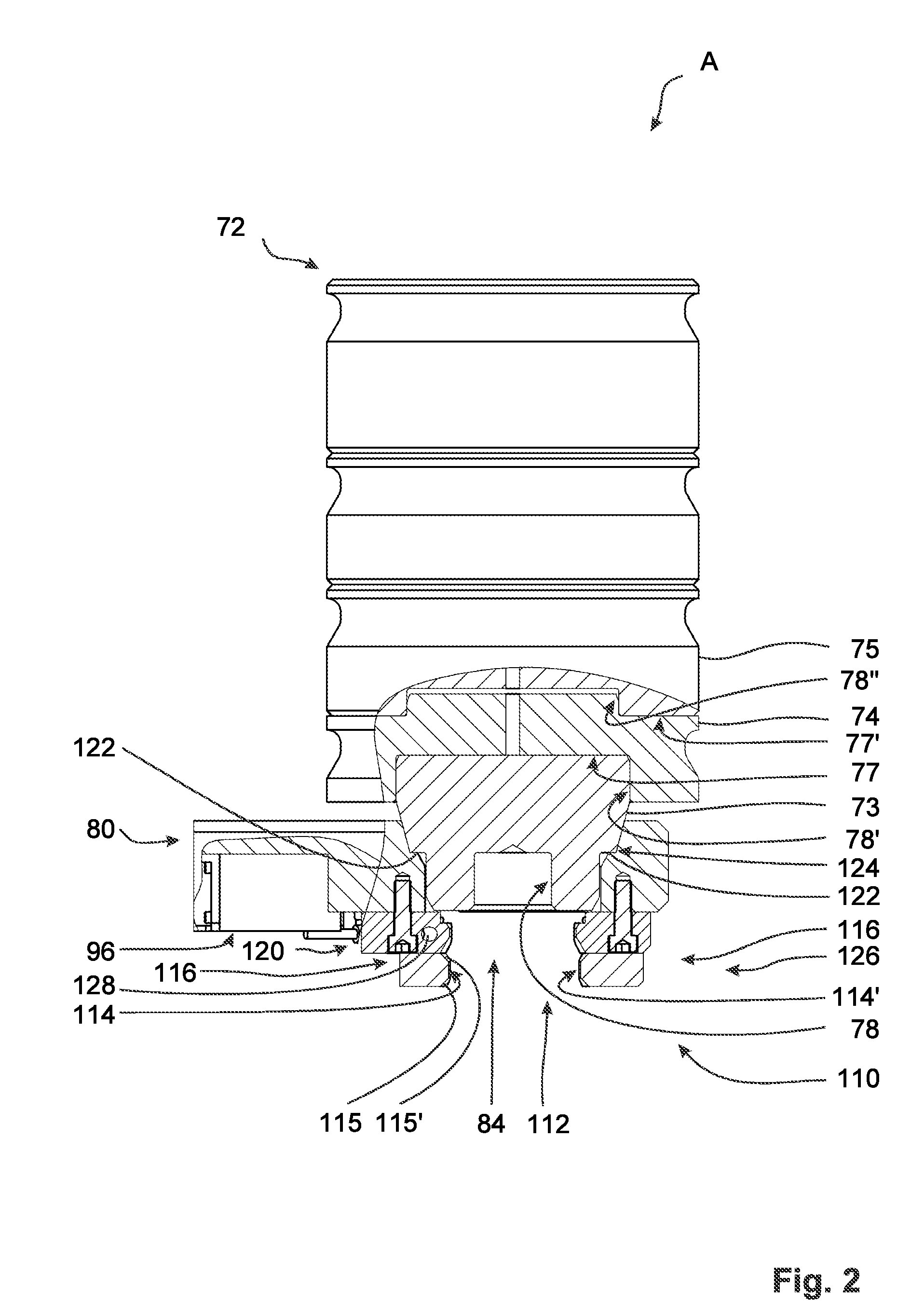 Flow test machine and an associated measurement method, as well as an associated cleaning process