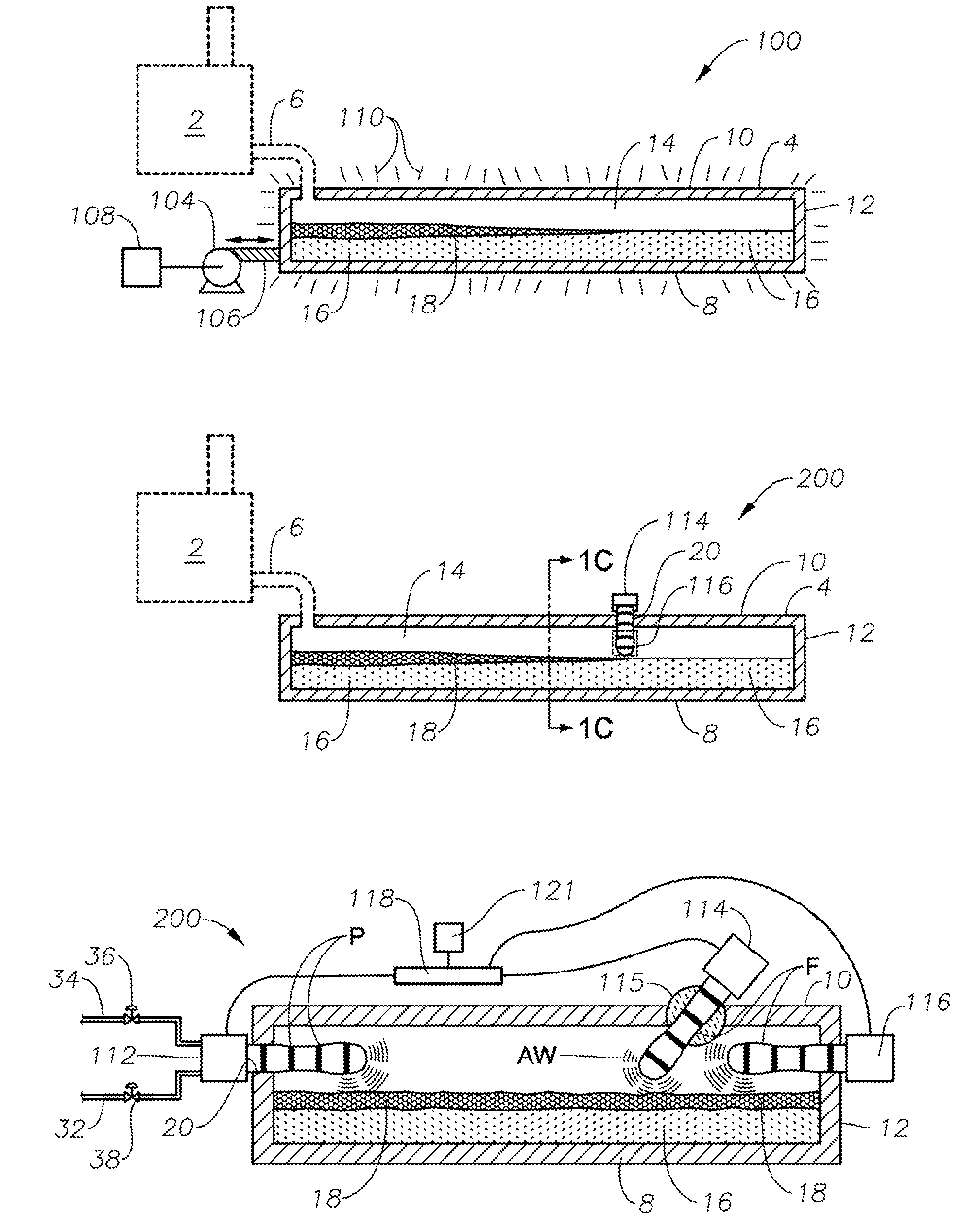 Methods and systems for destabilizing foam in equipment downstream of a submerged combustion melter