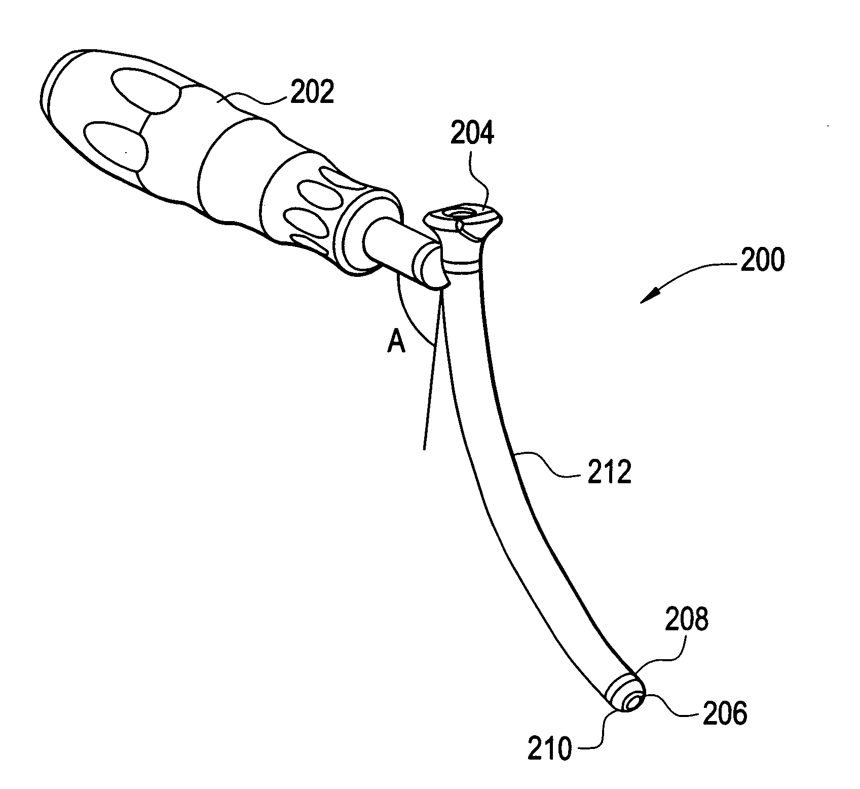 Curviliner spinal access method and device