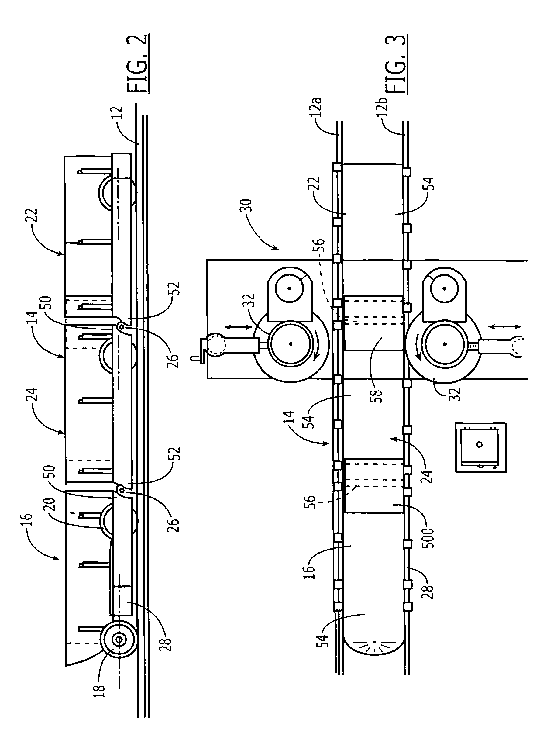 Method of Controlling a Rail Transport System for Conveying Bulk Materials