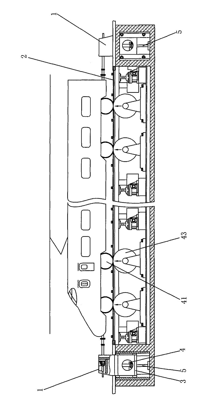 A Single Locomotive Fixed Rolling Test Bench