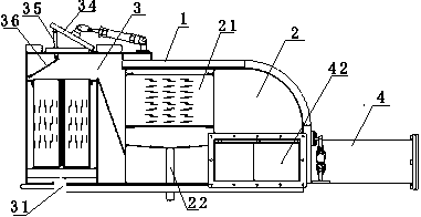 Drying separation device