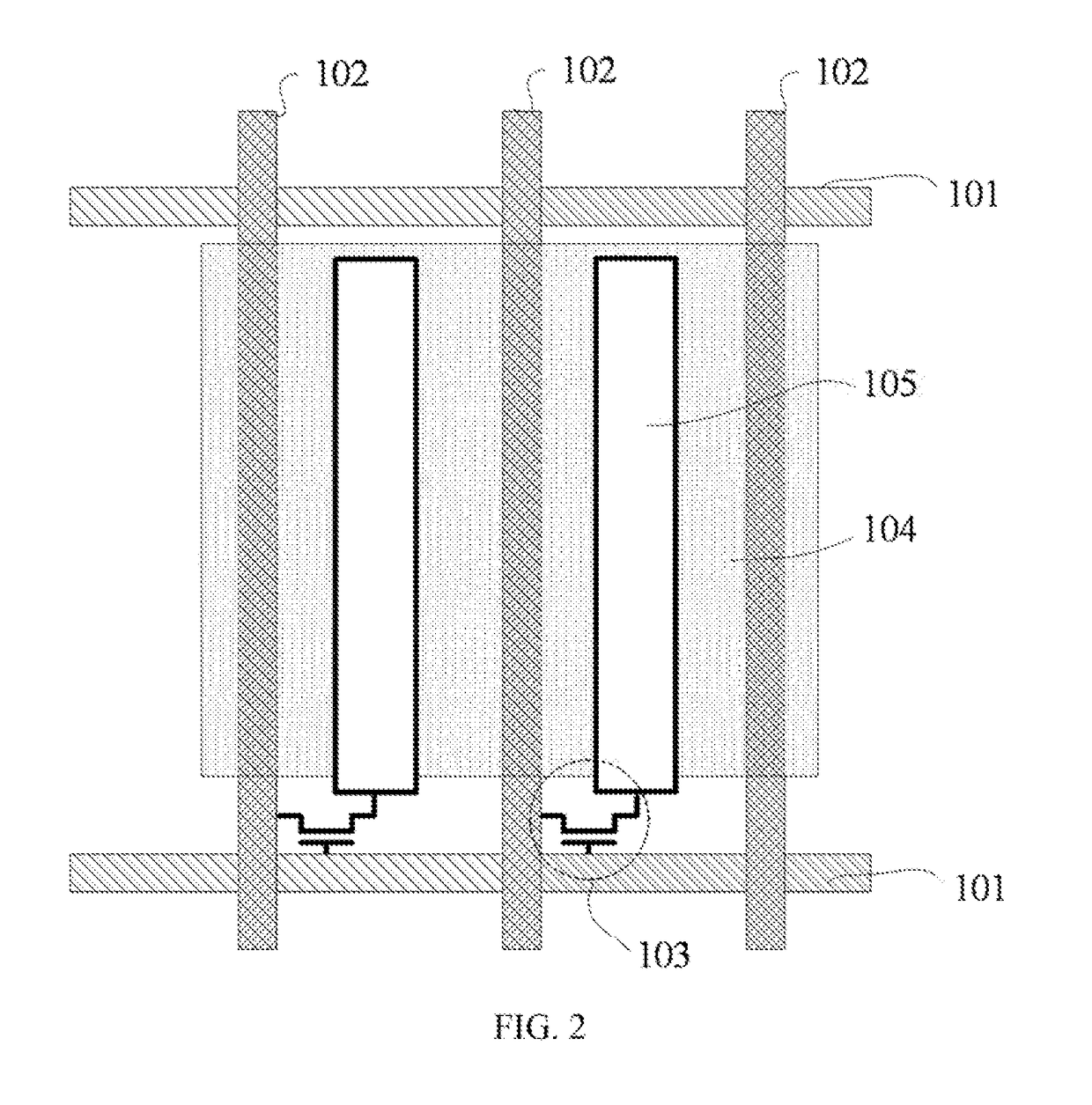 Pixel unit array and liquid crystal display device