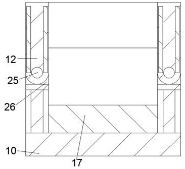 Dustproof device for high-altitude construction waste collection