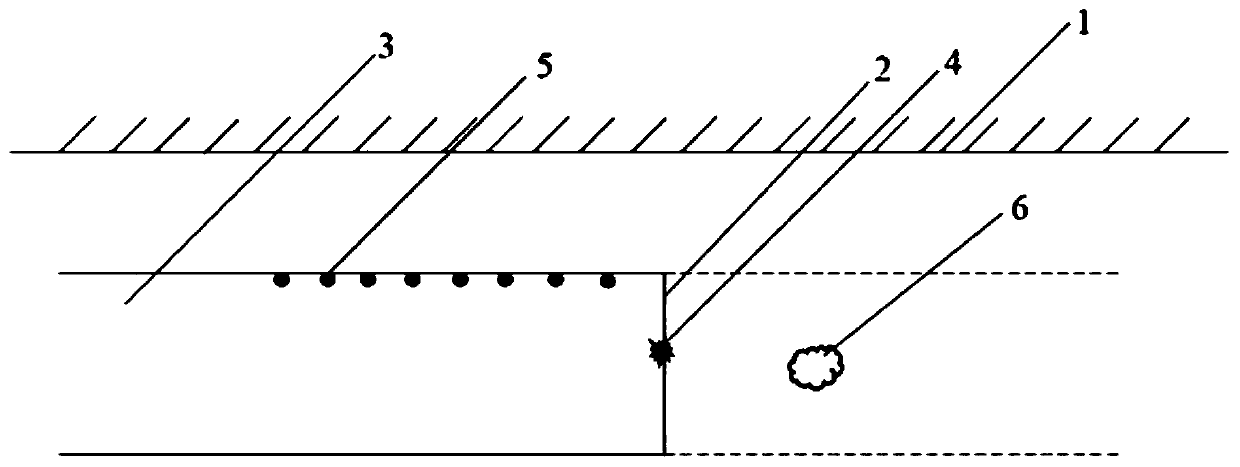 Method for qualitatively judging water filling condition of karst cave in front of tunnel based on diffracted transverse waves