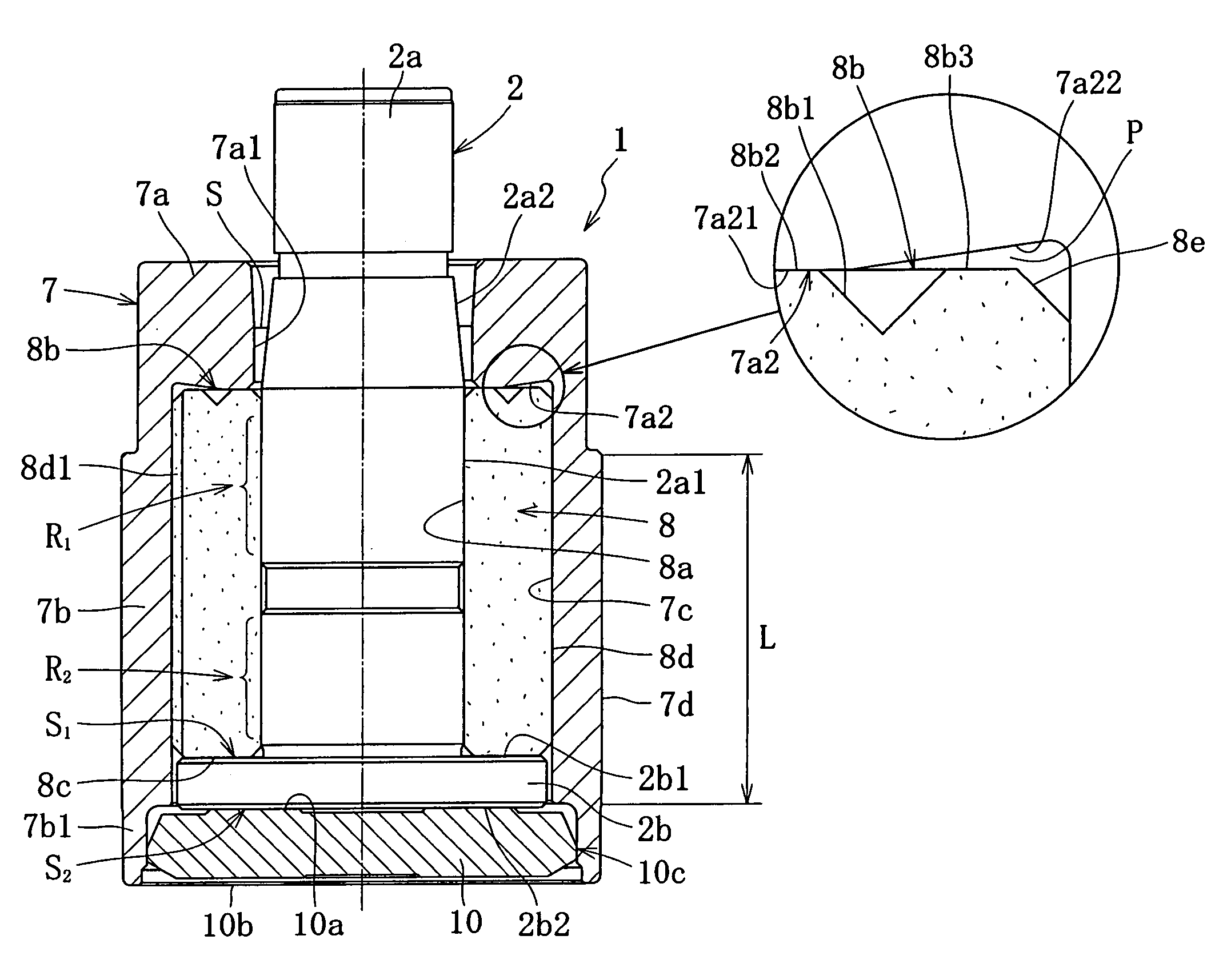 Dynamic bearing device, producing method thereof, and motor using the same
