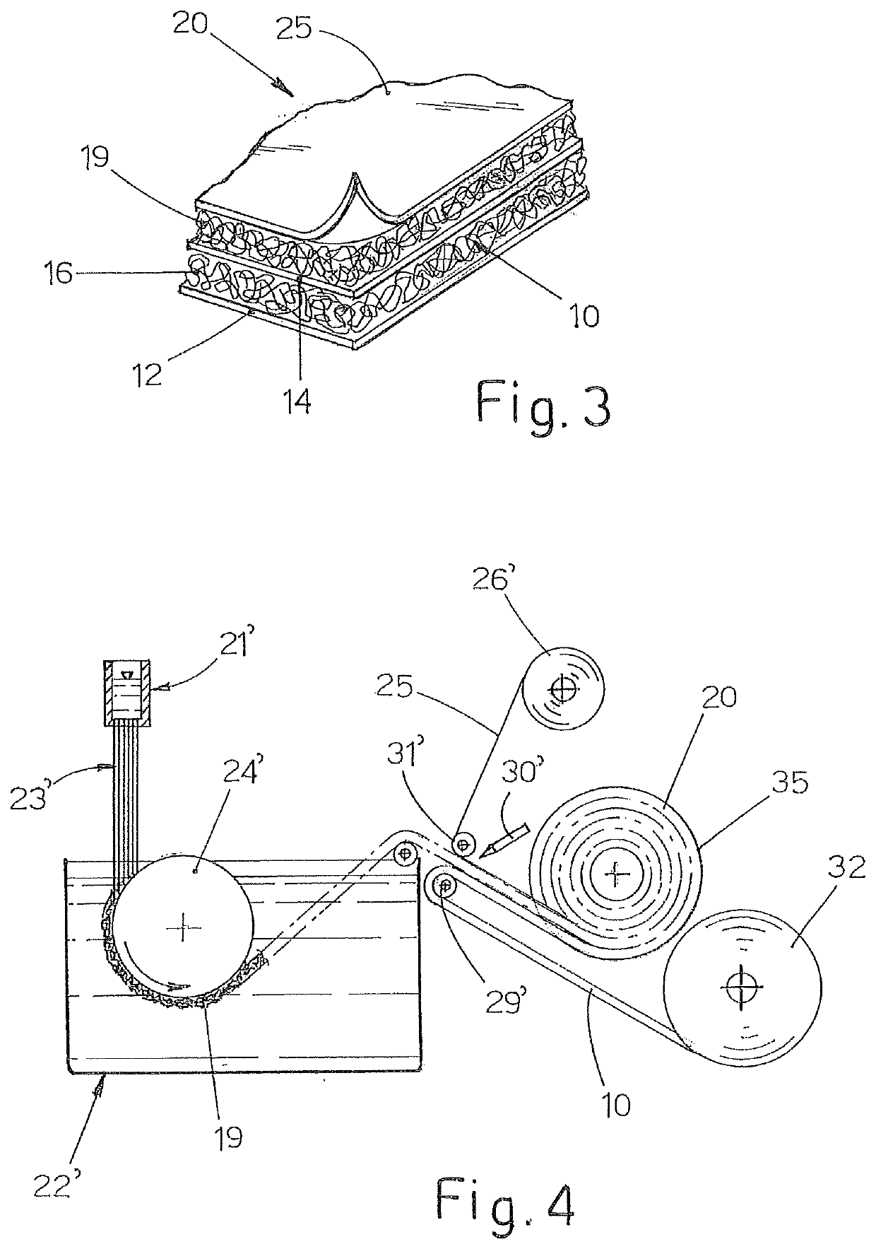 Geocomposite and method for the production thereof