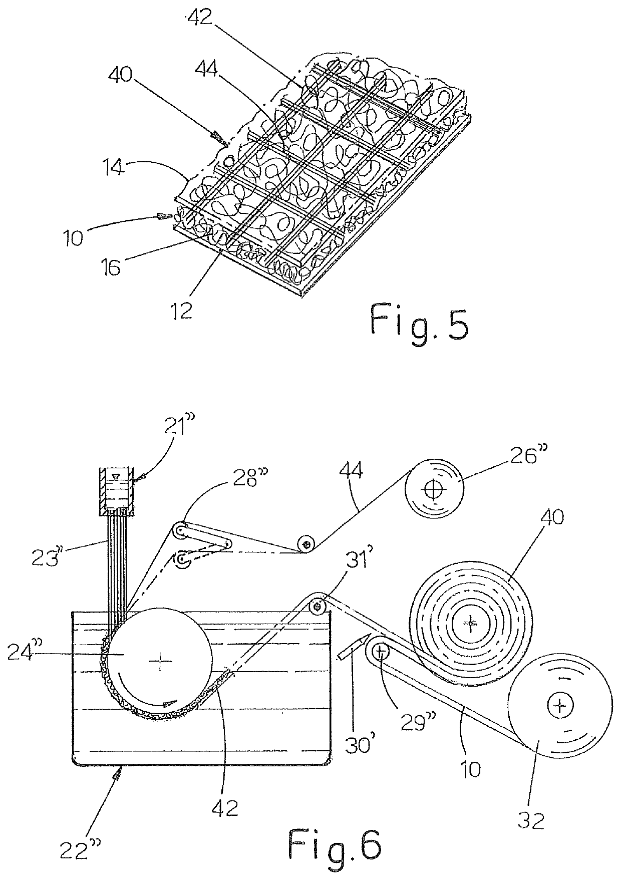 Geocomposite and method for the production thereof