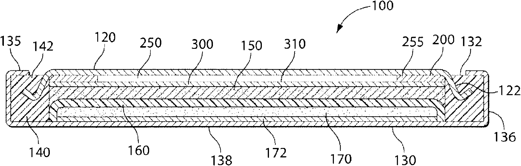 Lithium cell with cathode containing iron disulfide