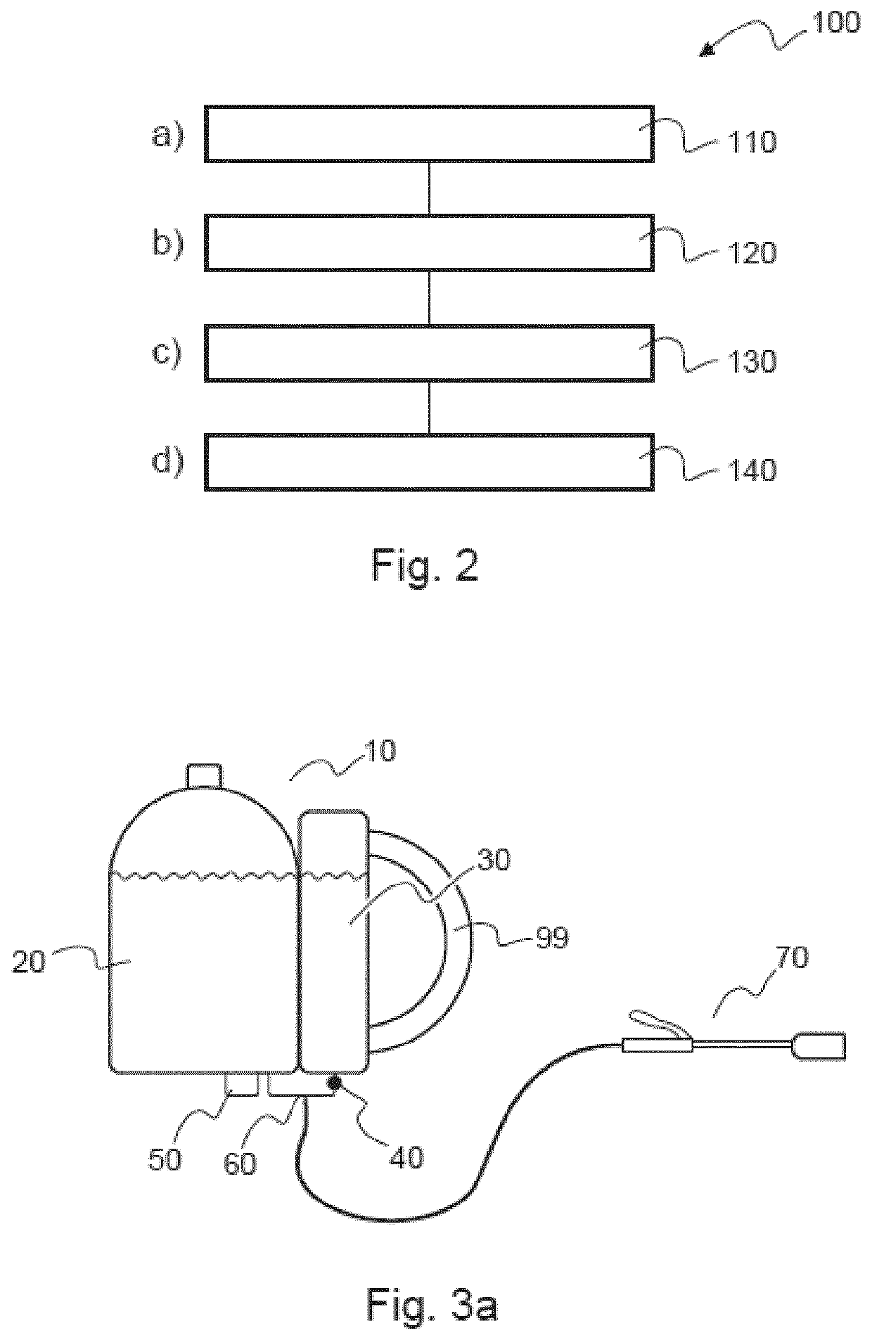 Spray application device