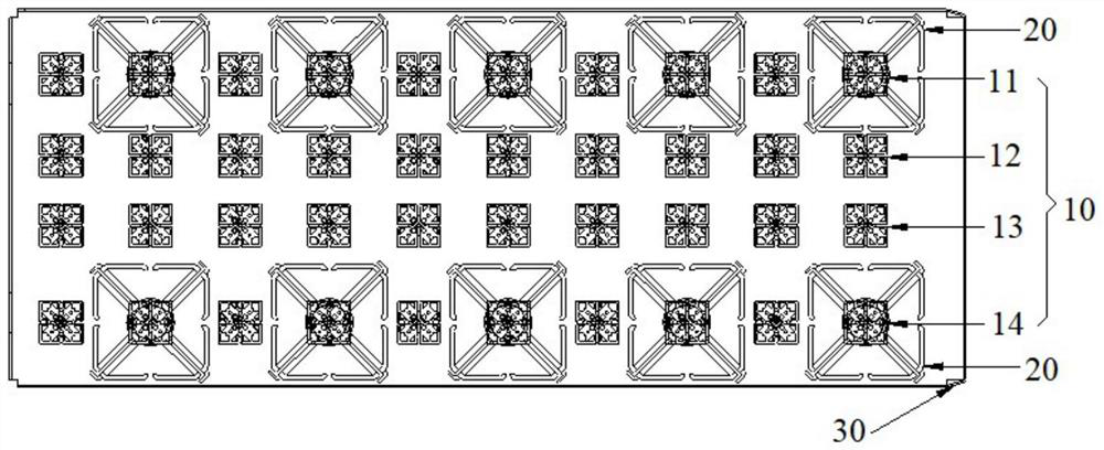 A kind of multi-frequency narrow beam antenna array and antenna