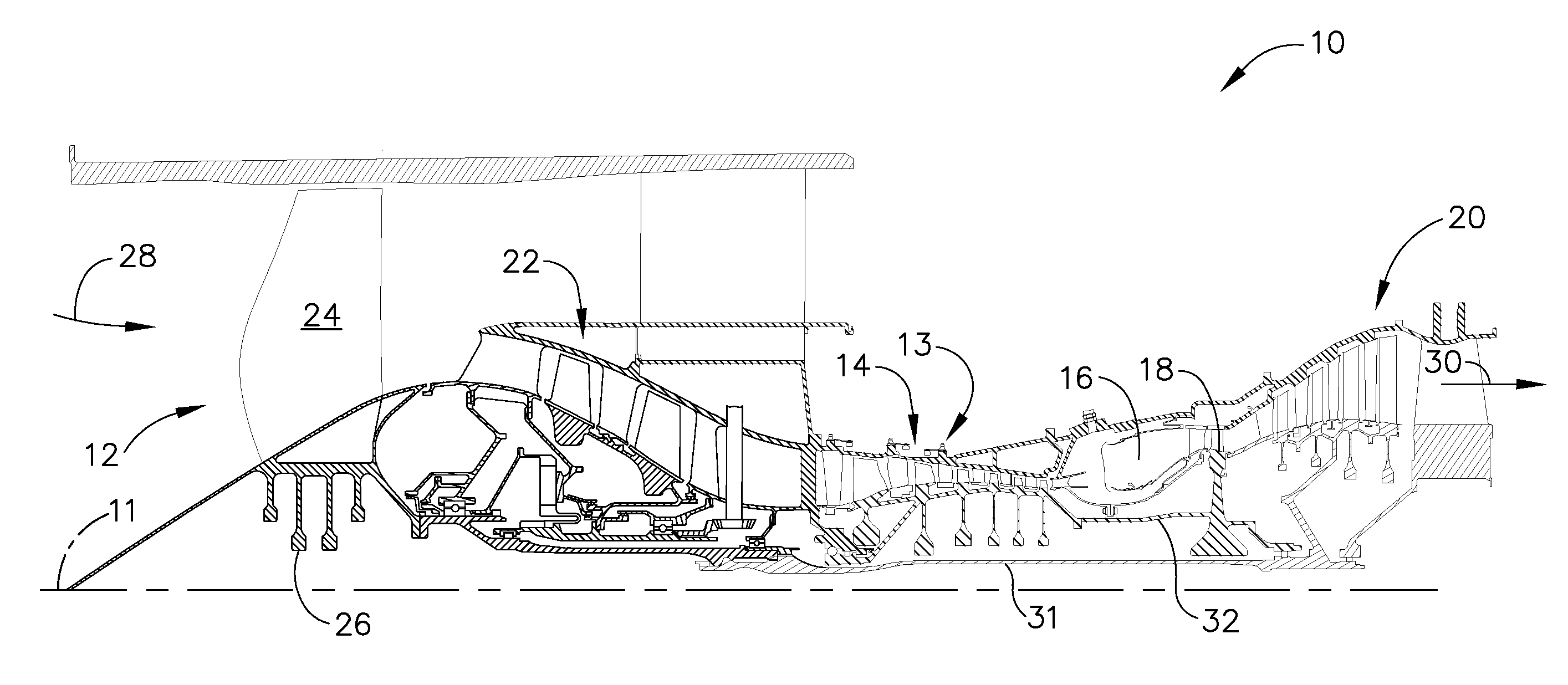 Gas turbine engine assembly and methods of assembling same