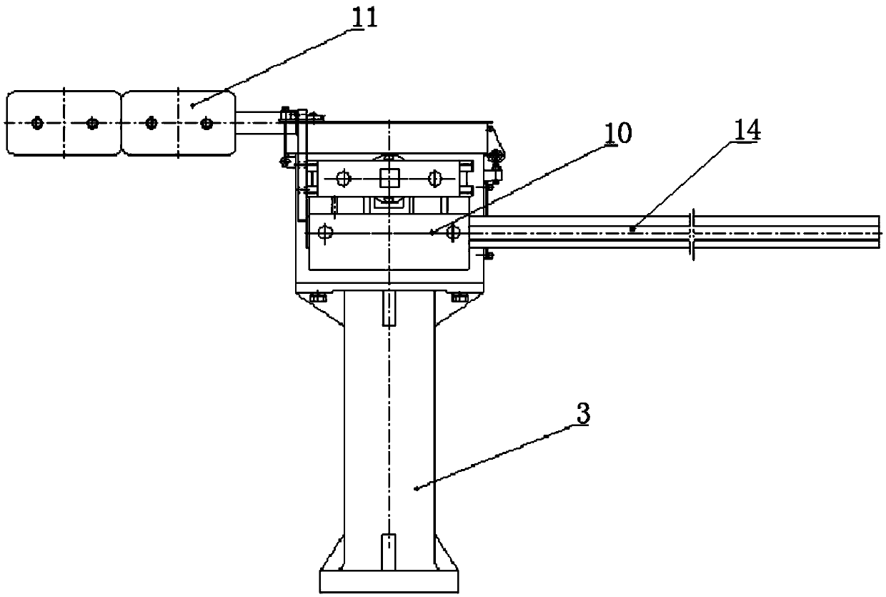 Railway and road level crossing special-purpose automatic roadway gate machine