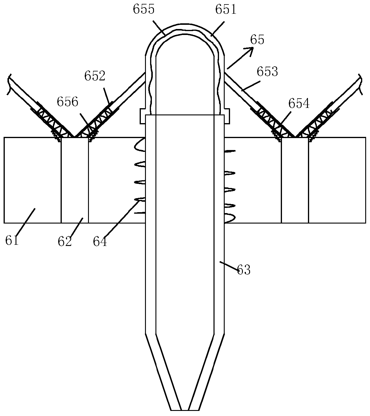 Collecting device for full-automatic biochemical analyzer