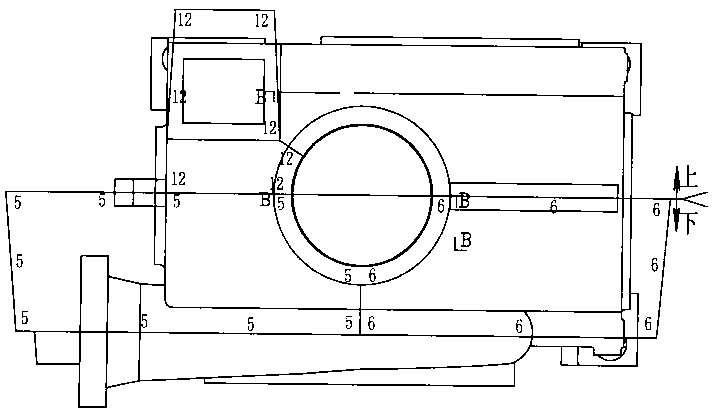 Casting method of body casting of centrifugal air compressor