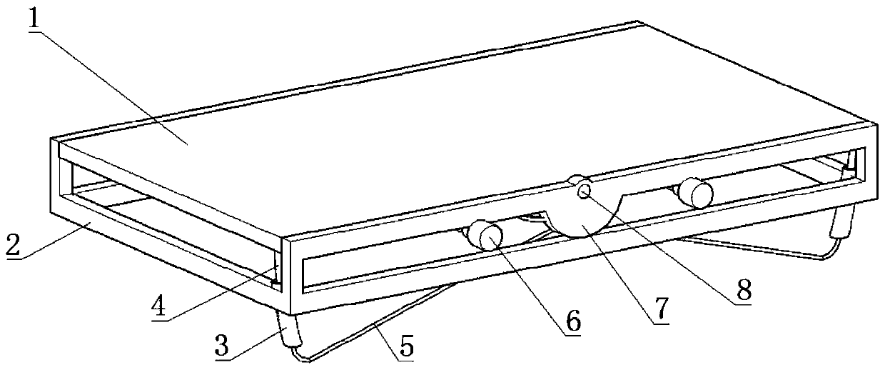 Intelligent mechanical stall flat plate gradient intelligent adjusting mechanism