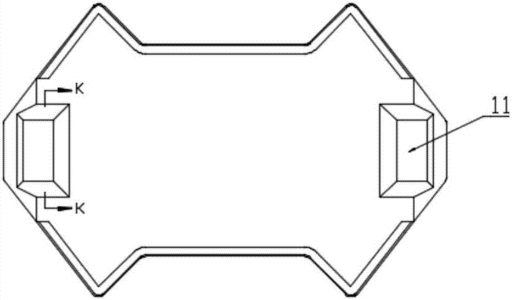 Soft magnetic ferrite magnetic core component and formation method thereof