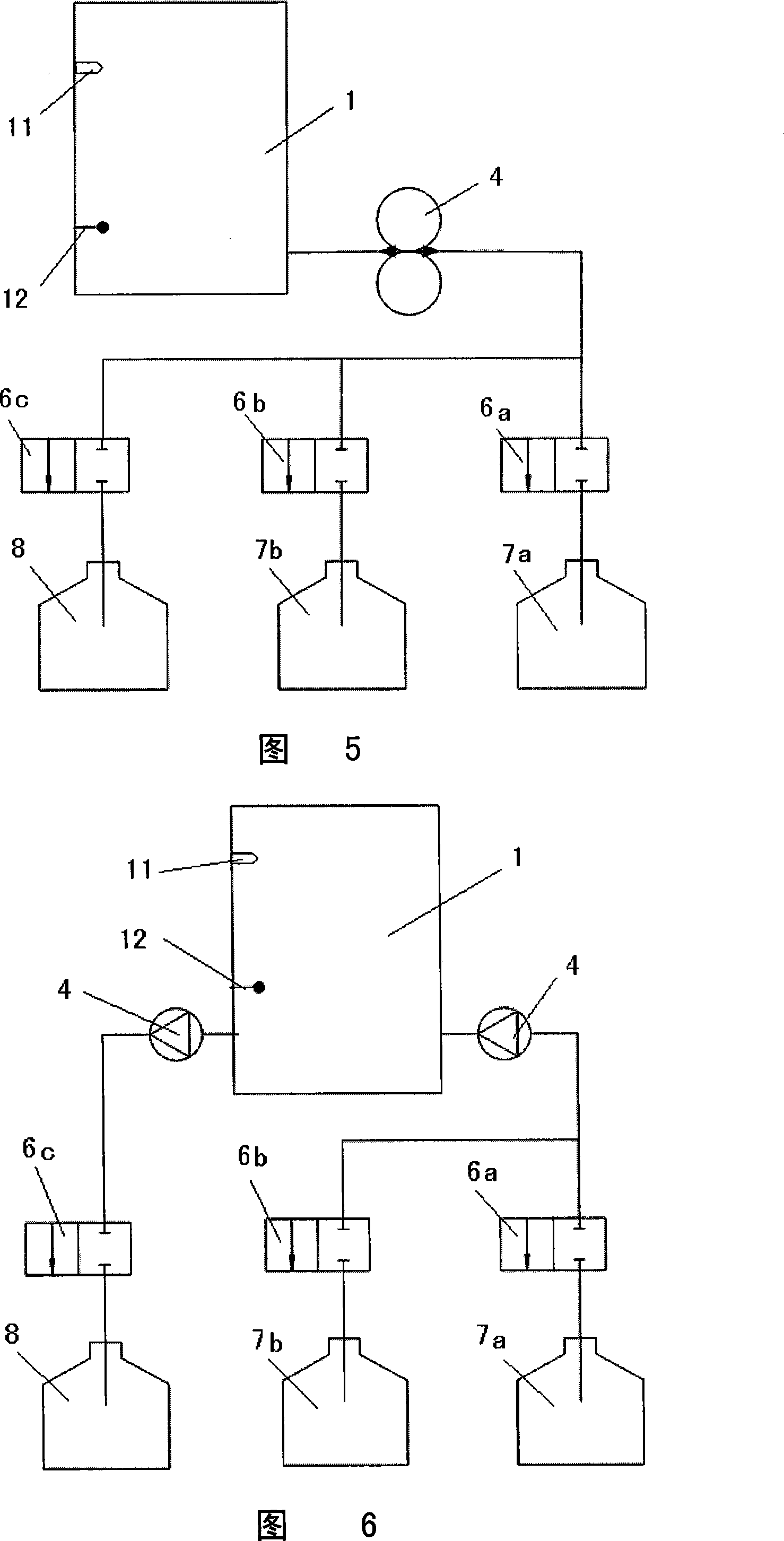 Washing method and device for biological chip