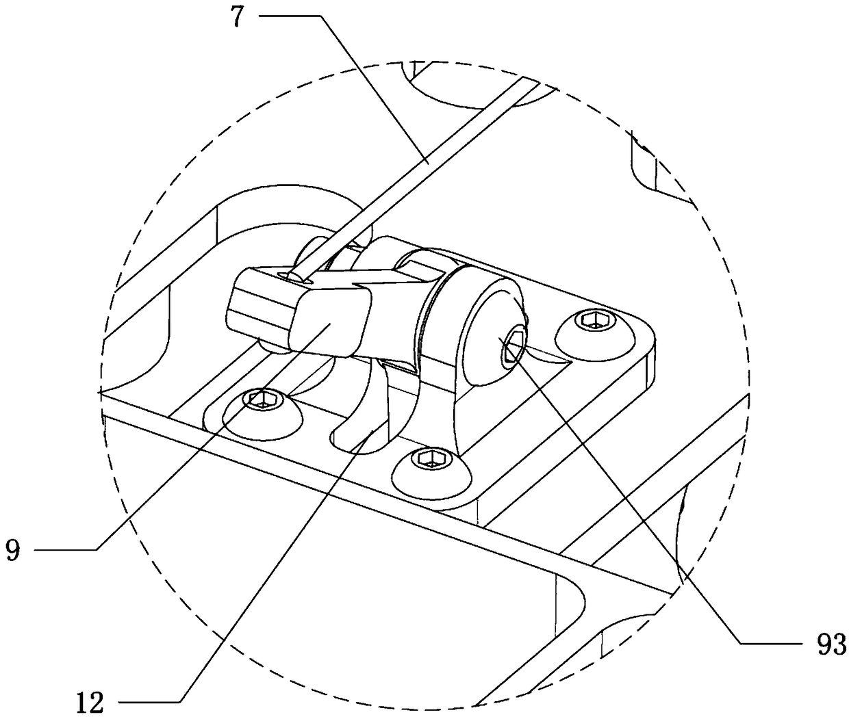 A lock release mechanism for ejection take-off of small unmanned aerial vehicle