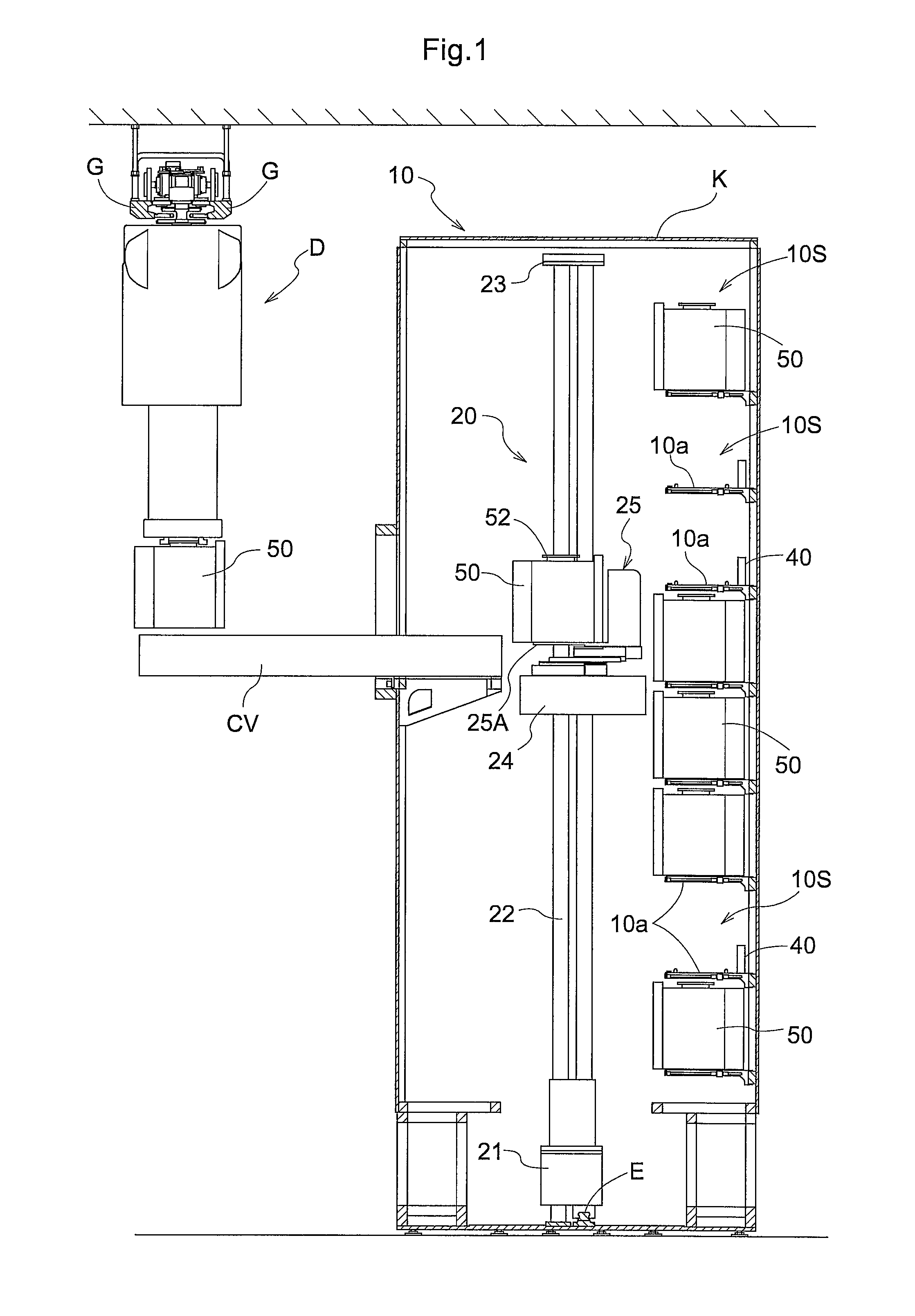 Article storage facility and article storage method